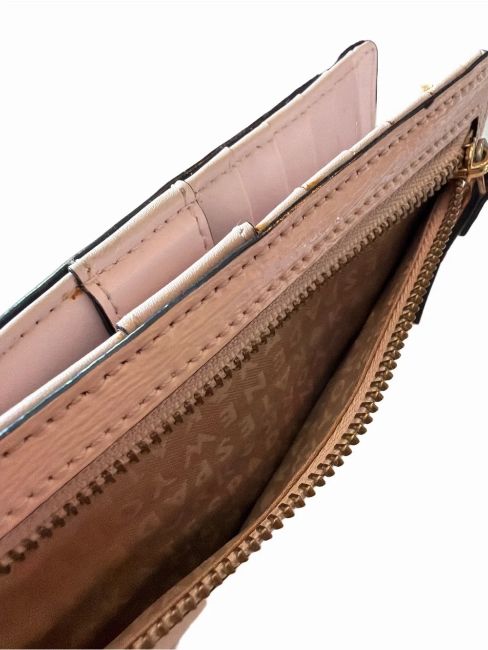kate spade Pale Pink Bow Accent Continental Wallet